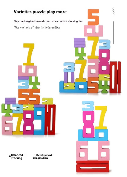 Wooden Number Blocks Set - SLSOK