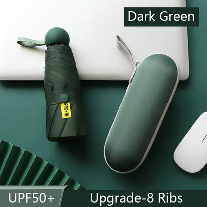 8-Ribs Mini Portable Sun Umbrella - SLSOK