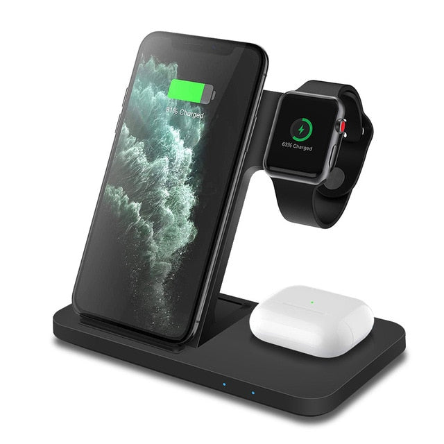 3in1 Wireless Fast Charger Dock Station My Store