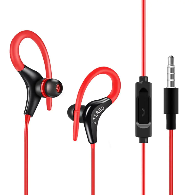 Universal In-Ear Sports Headphones with Microphone - SLSOK