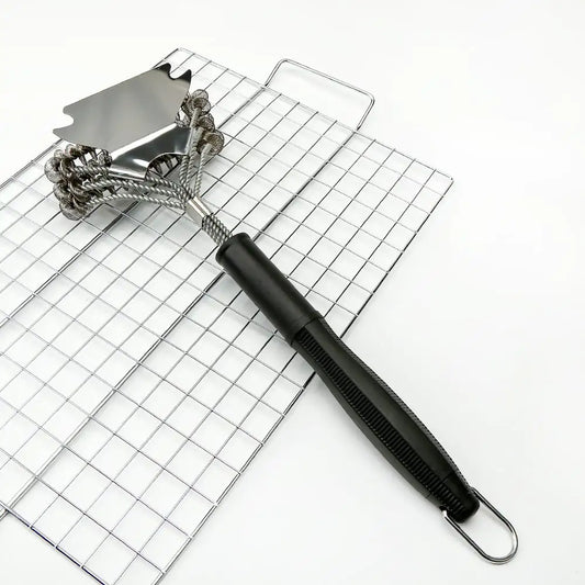 Stainless Steel BBQ Grill Brush Set - SLSOK