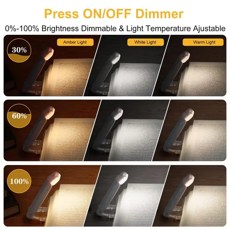 LED USB Rechargeable Book Light Reading Light Eye Protection My Store