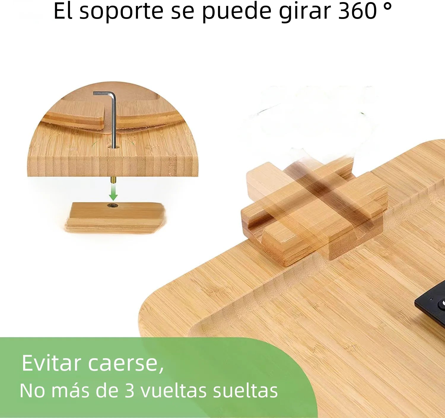 Wooden Lazy Sofa Tray - SLSOK