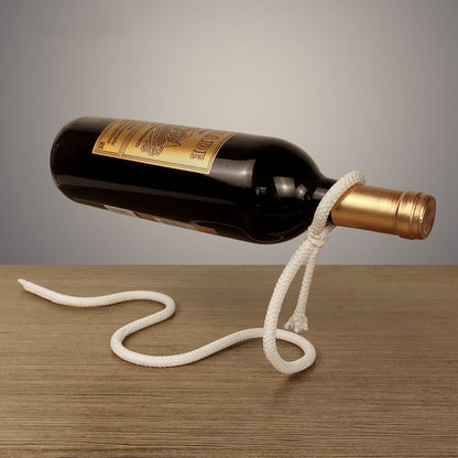 Suspended Rope Wine Bottle My Store