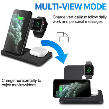 3in1 Wireless Fast Charger Dock Station My Store