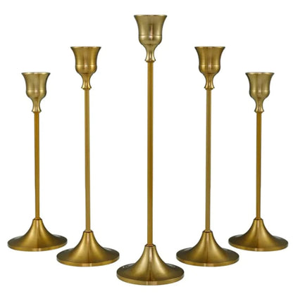 Elegant Vintage Gold Candle Holder SLSOK